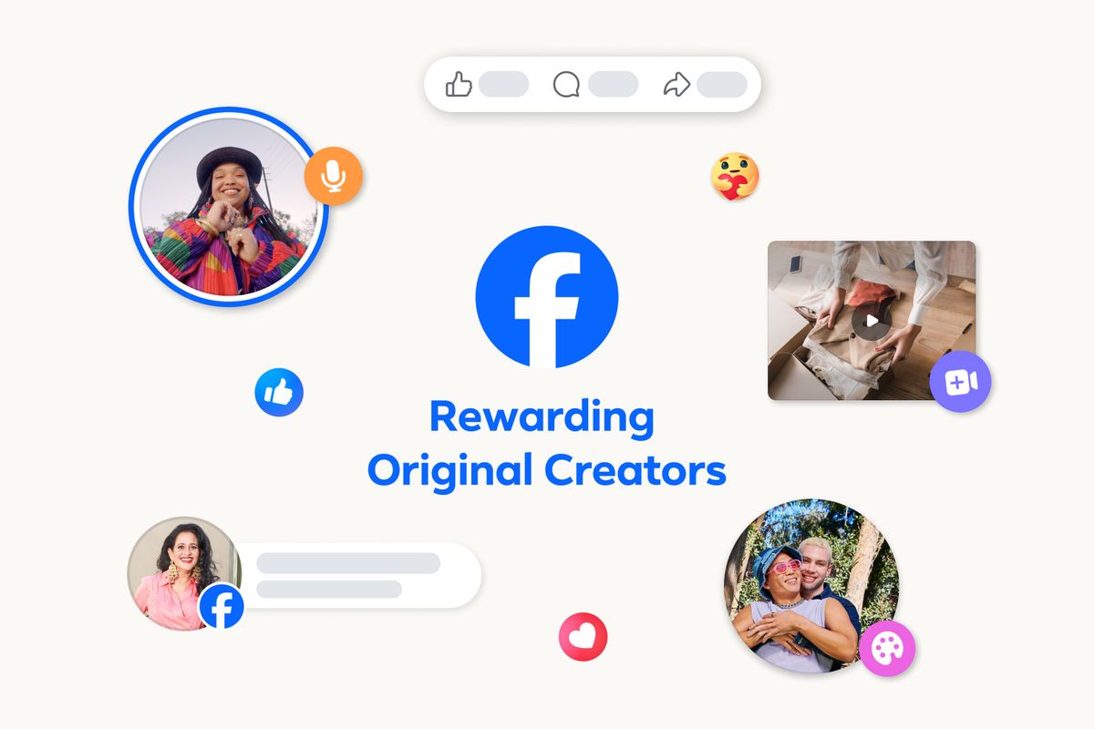 Facebook ưu tiên nội dung nguyên bản và nhà sáng tạo trên Feed và Reels