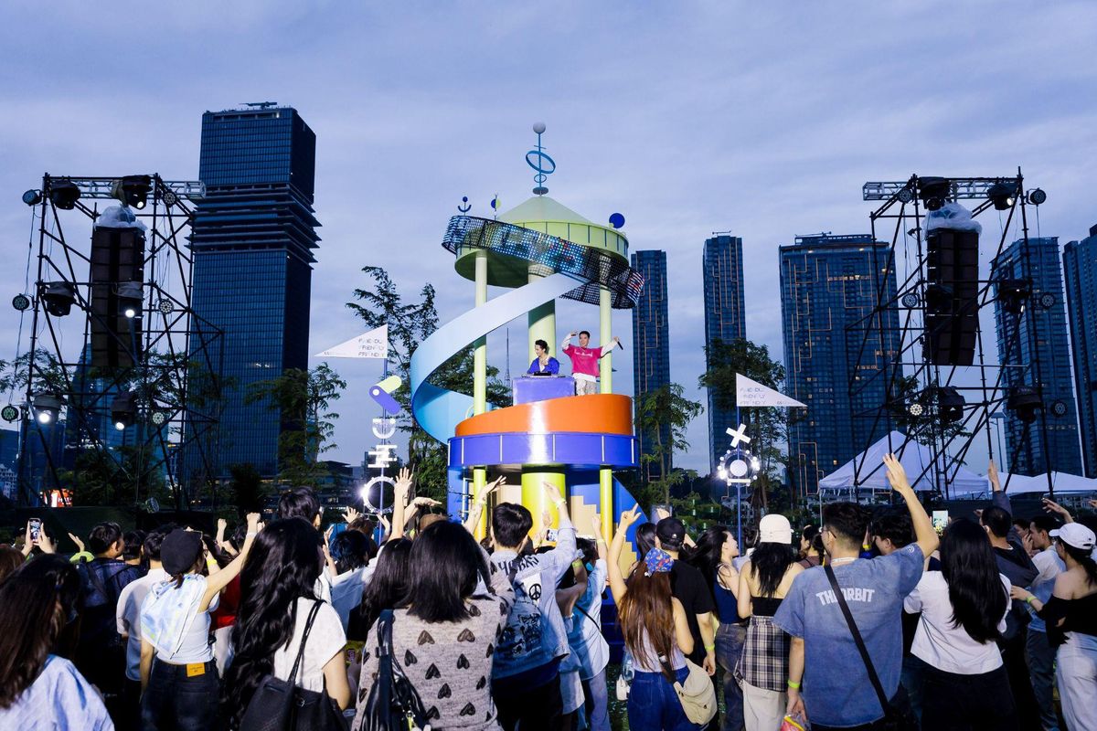 Không gian thực tế GS25 Music Festival 2025 tại Thành phố Hồ Chí Minh