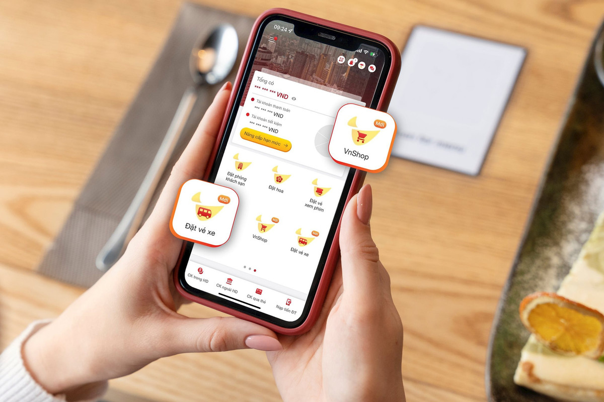 Ứng dụng HDBank Mobile Banking tích hợp nhiều tiện ích tài chính và đời sống