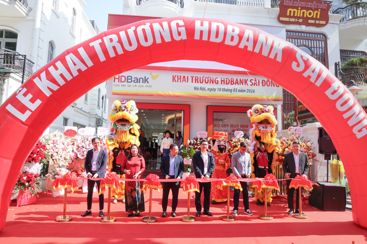 Lễ khai trương trụ sở mới HDBank Sài Đồng tại Hà Nội năm 2026