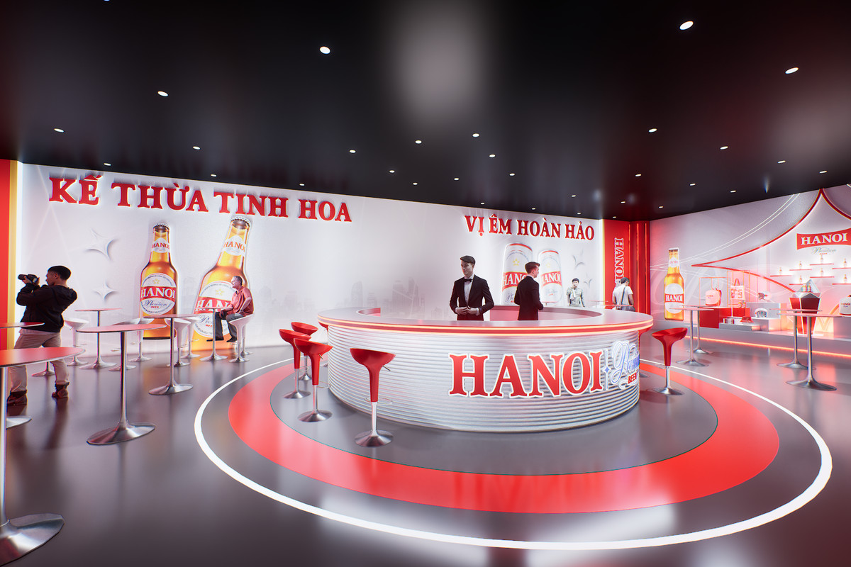 Không gian trải nghiệm thương hiệu tại Hanoi Premium House